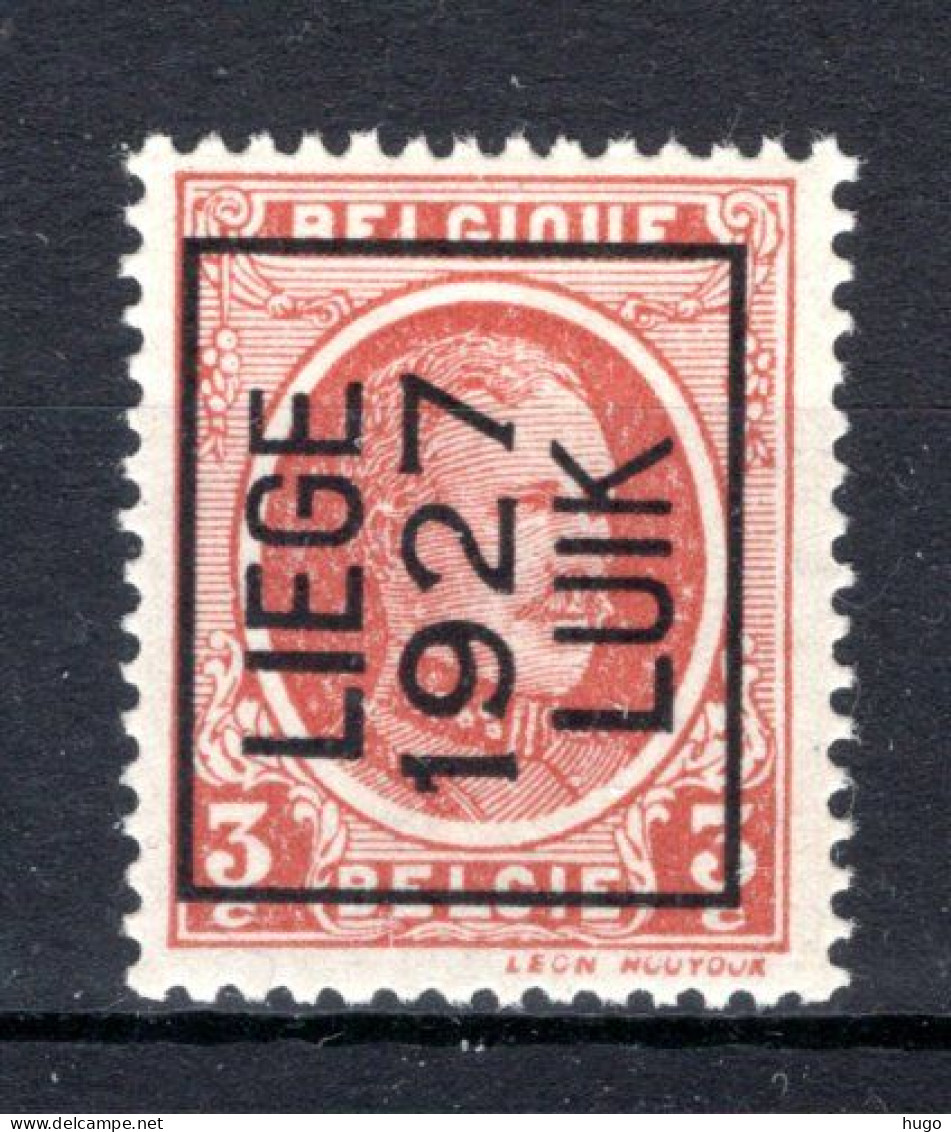 PRE154A MNH** 1927 - LIEGE 1927 LUIK - Sobreimpresos 1922-31 (Houyoux)