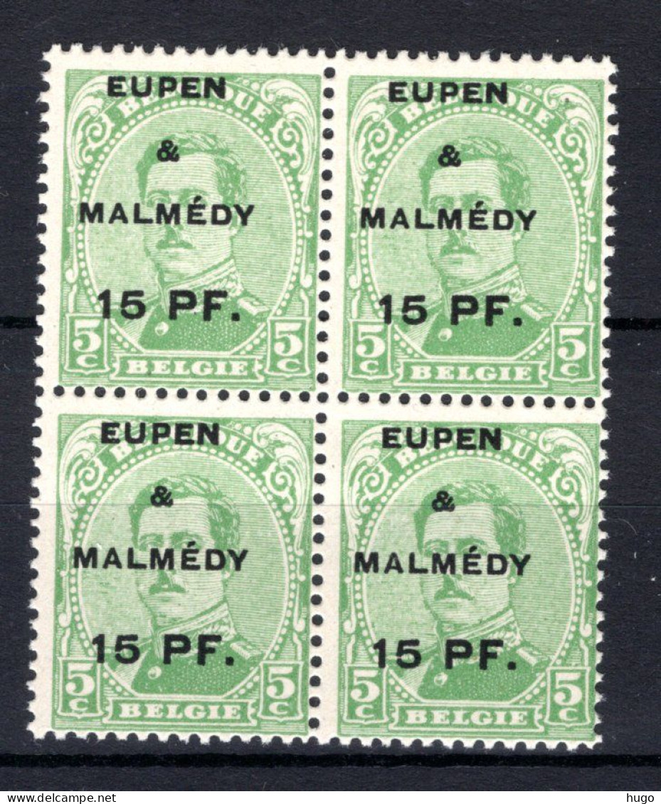 OC55 MNH 1920 - Postzegels Met Opdruk Eupen & Malmedy (4 Stuks) - OC55/105 Eupen & Malmédy