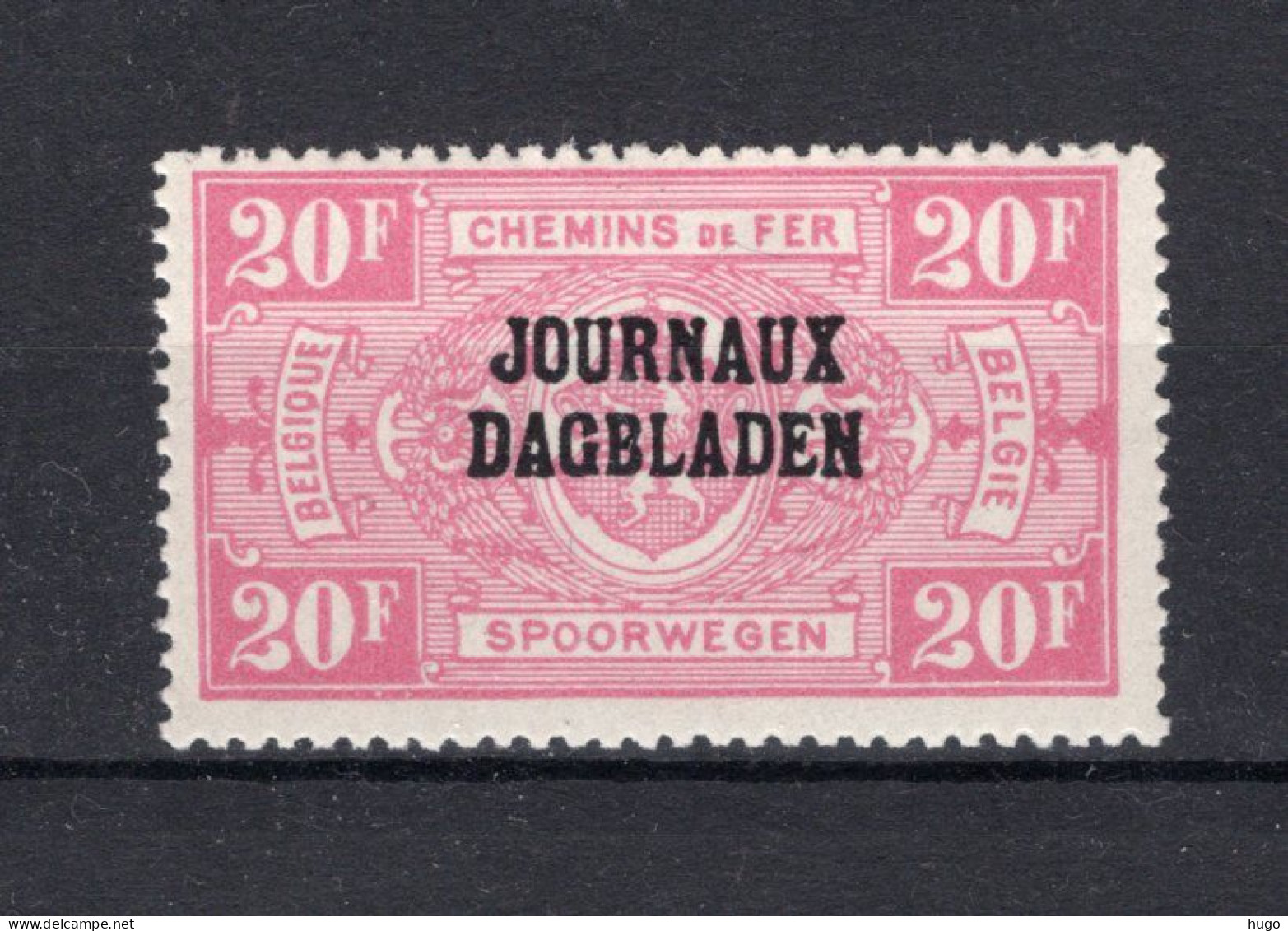 JO36 MNH** 1929 - Type I, R Staat Boven BL - Sot - Dagbladzegels [JO]