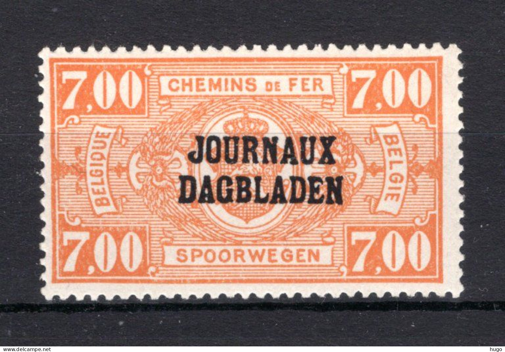 JO32 MNH 1929 - Type I, R Staat Boven BL - Zeitungsmarken [JO]