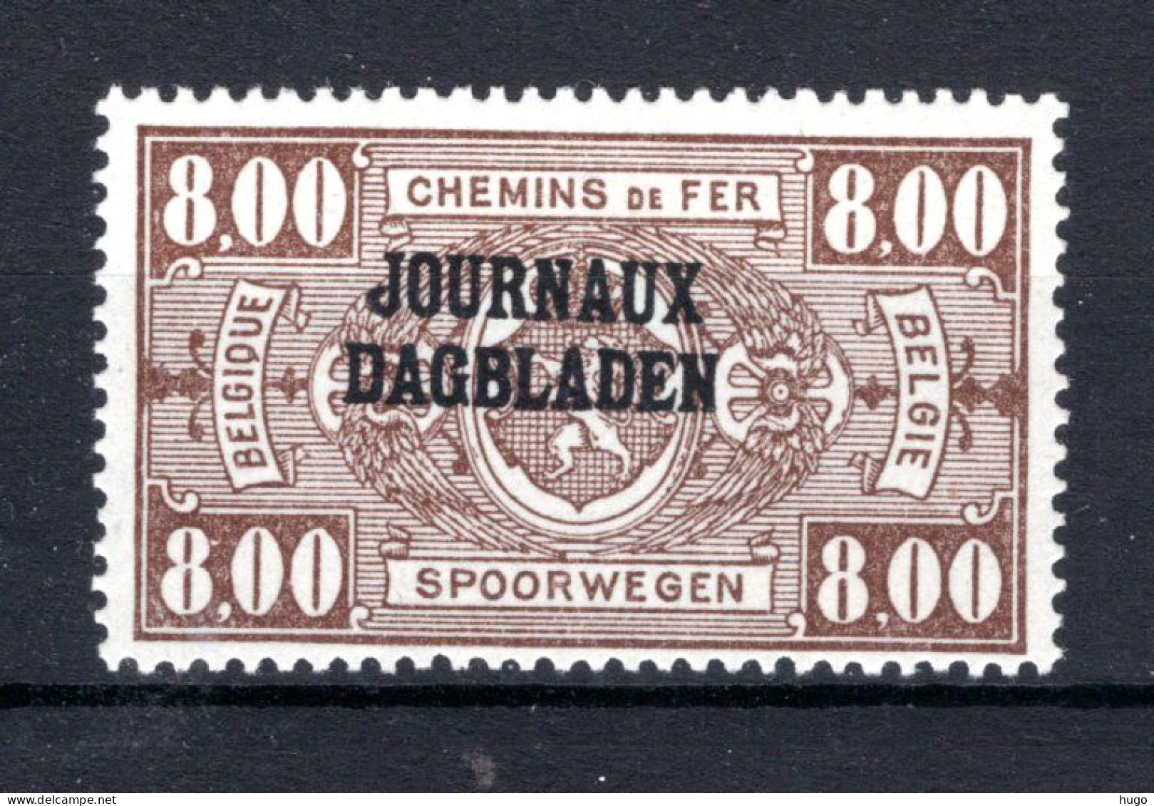 JO33 MNH 1929 - Type I, R Staat Boven BL - Dagbladzegels [JO]