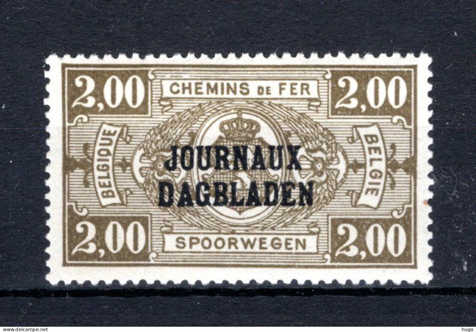 JO27A MNH** 1929 - Type II, R Staat Boven B - Sot - Dagbladzegels [JO]