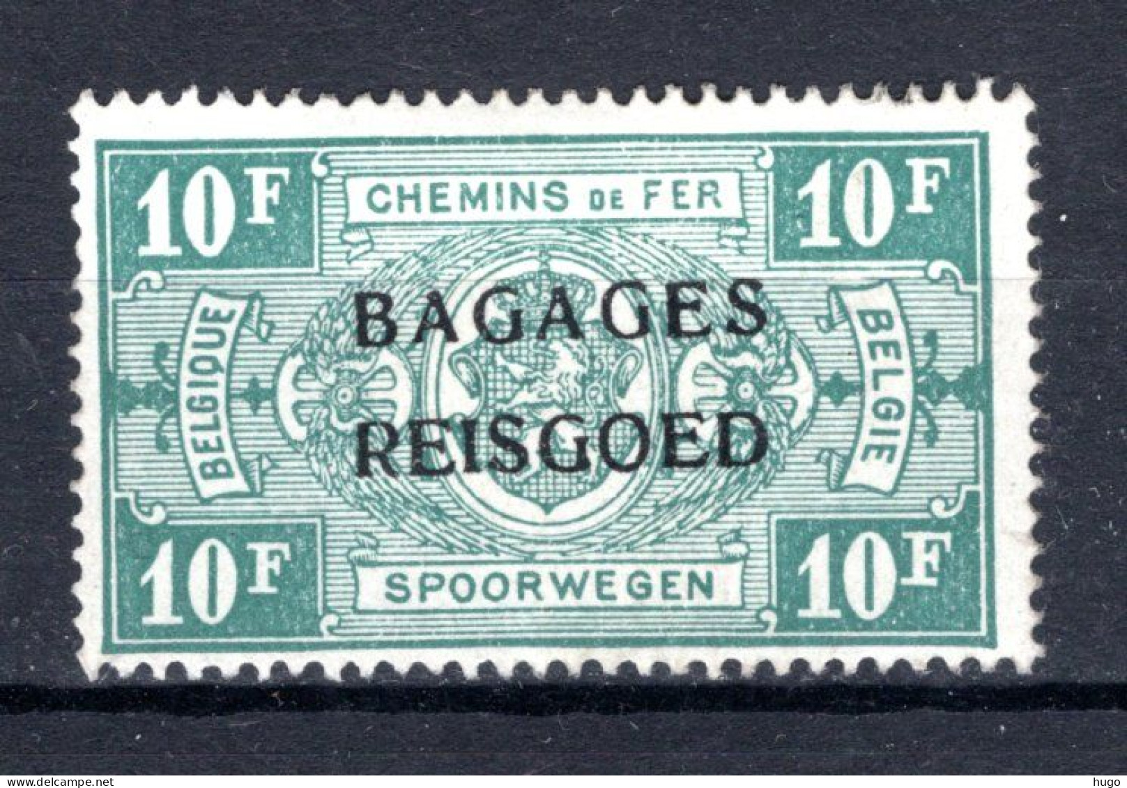 BA19 MH* 1935 - Spoorwegzegels Met Opdruk "BAGAGES - REISGOED" - Sot  - Luggage [BA]