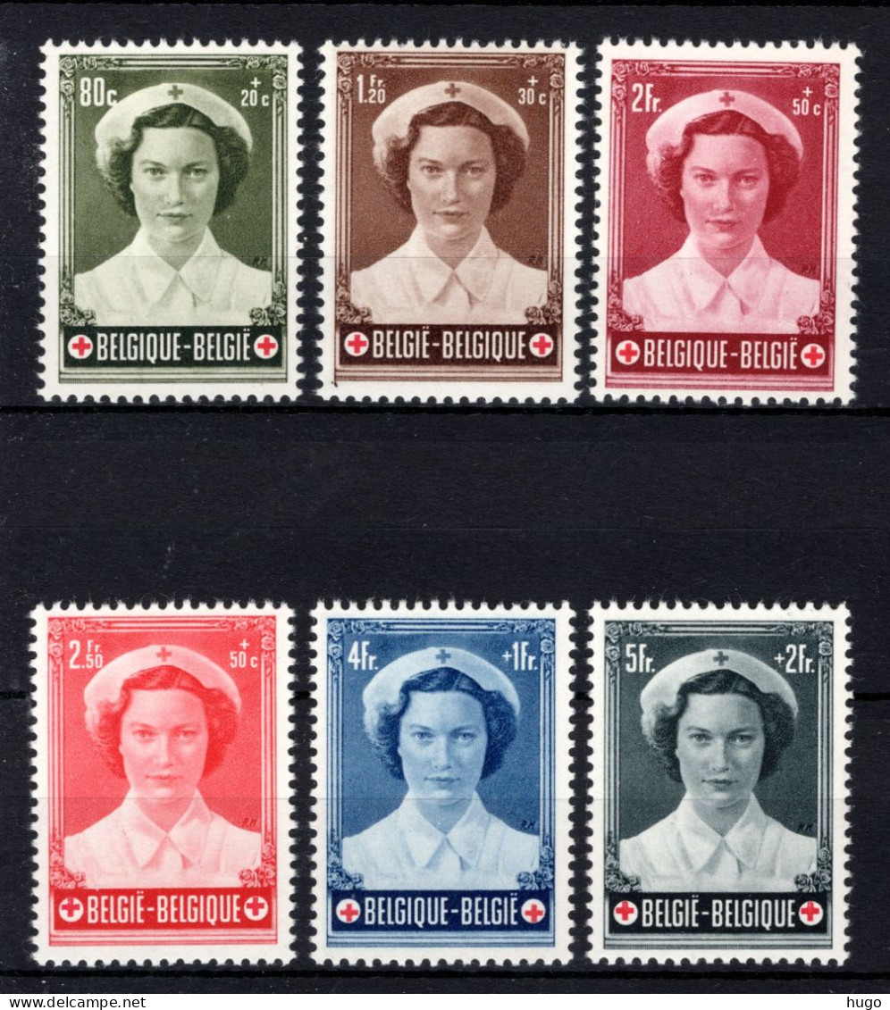 912/917 MNH 1953 - Prinses Joséphine-Charlotte -1 - Unused Stamps