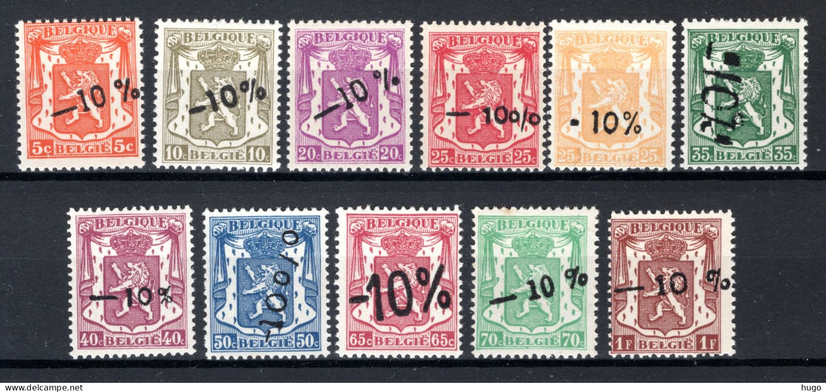 724d/724n MNH** 1946 - Klein Staatswapen - 1946 -10%