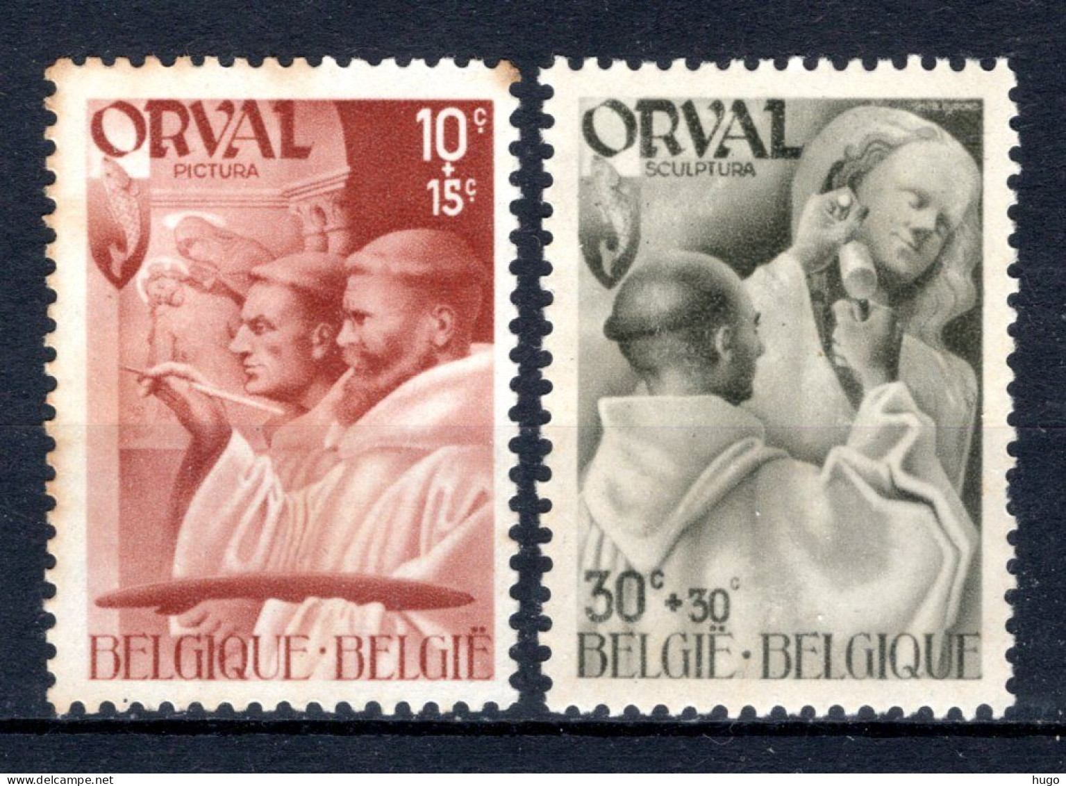 556/557 MNH 1941 - Vierde Orval Monnikenreeks - Nuevos