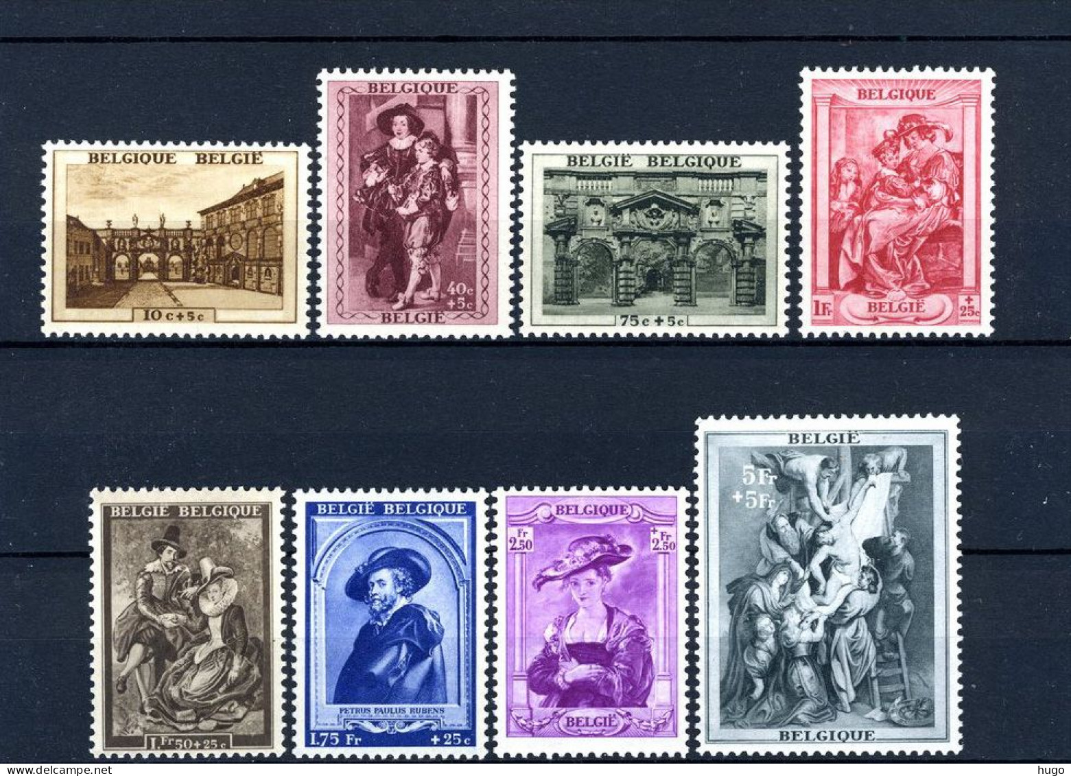504/511 MNH 1939 - Ten Voordele Van Het Rubenshuis In Antwerpen. - Unused Stamps