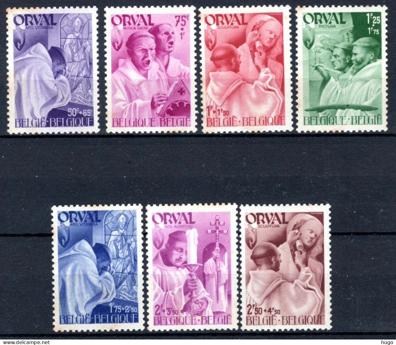 559/565 MNH 1941 - Vierde Orval Monnikenreeks - Neufs