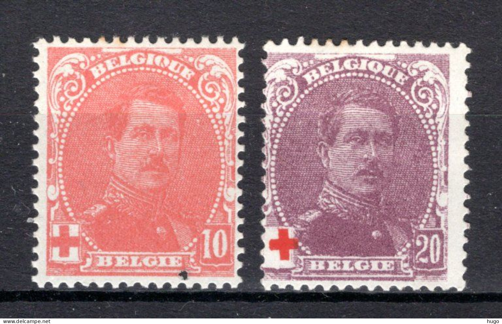 130/131 (*) Zonder Gom 1914 - 1914-1915 Red Cross