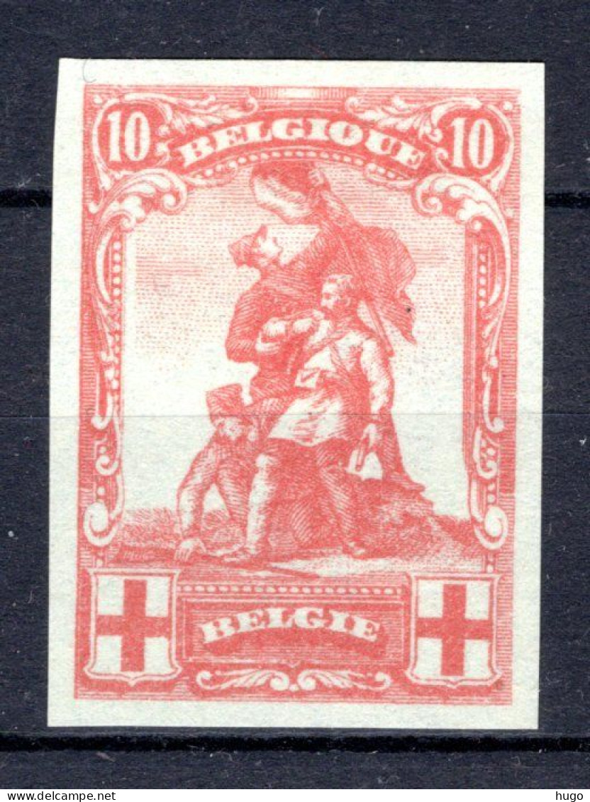 127 (*) PROOF Ongetand 1914 10 C -1 - 1914-1915 Red Cross