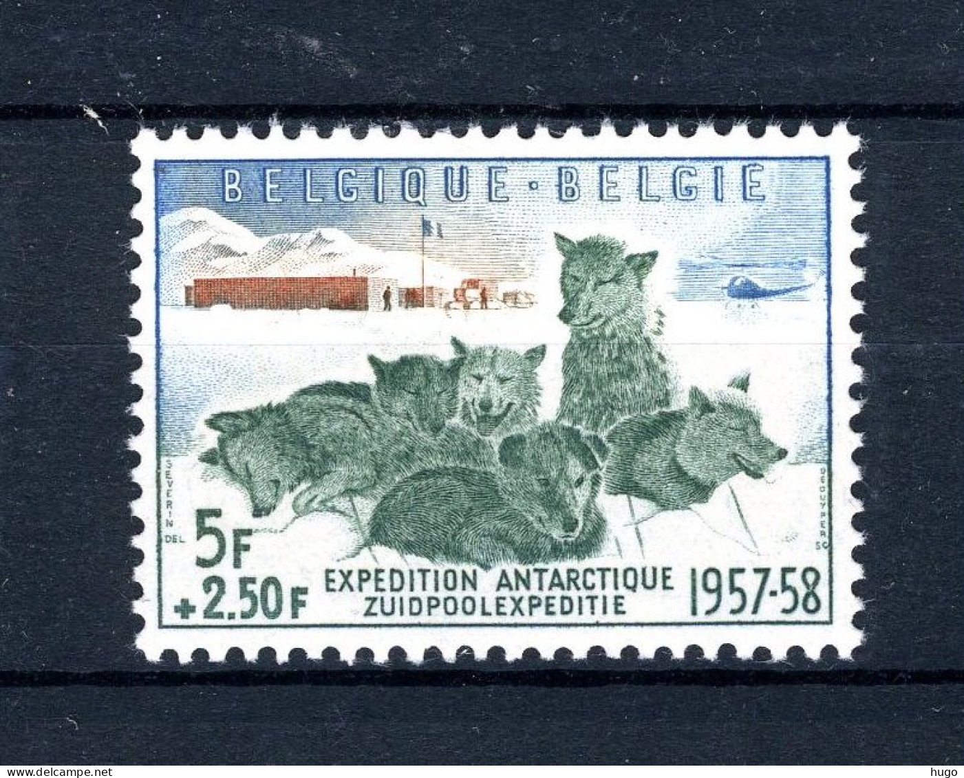 1031 MNH 1957 - Belgische Zuidpoolexpeditie. - Neufs