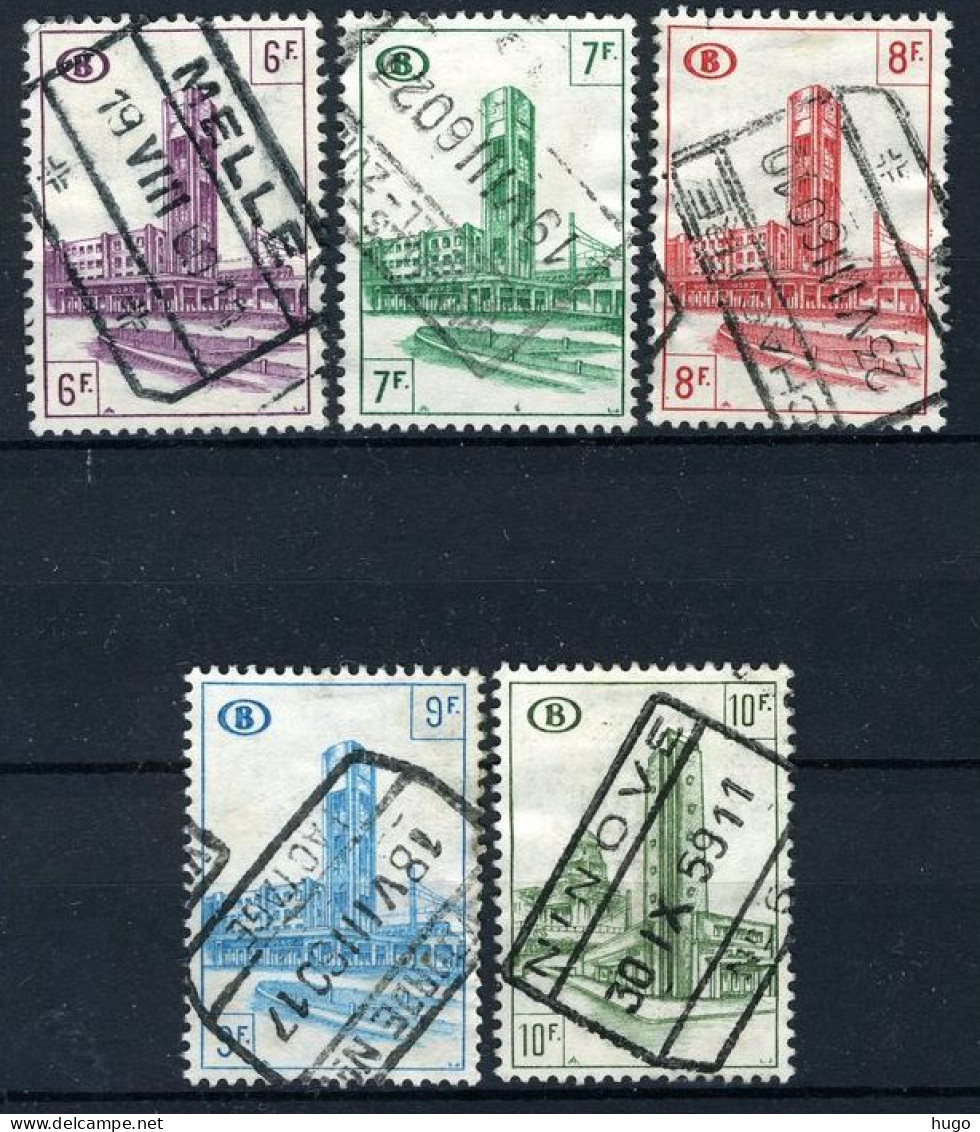 TR342/346 Gestempeld 1953 - Noord Zuid Verbinding Brussel - Andere & Zonder Classificatie