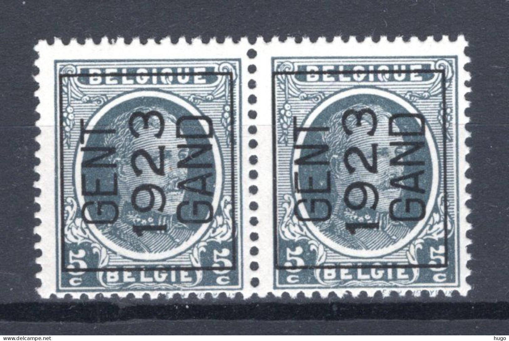 PRE86A MNH** 1923 - GENT 1923 GAND (2 Stuks)   - Typografisch 1922-31 (Houyoux)