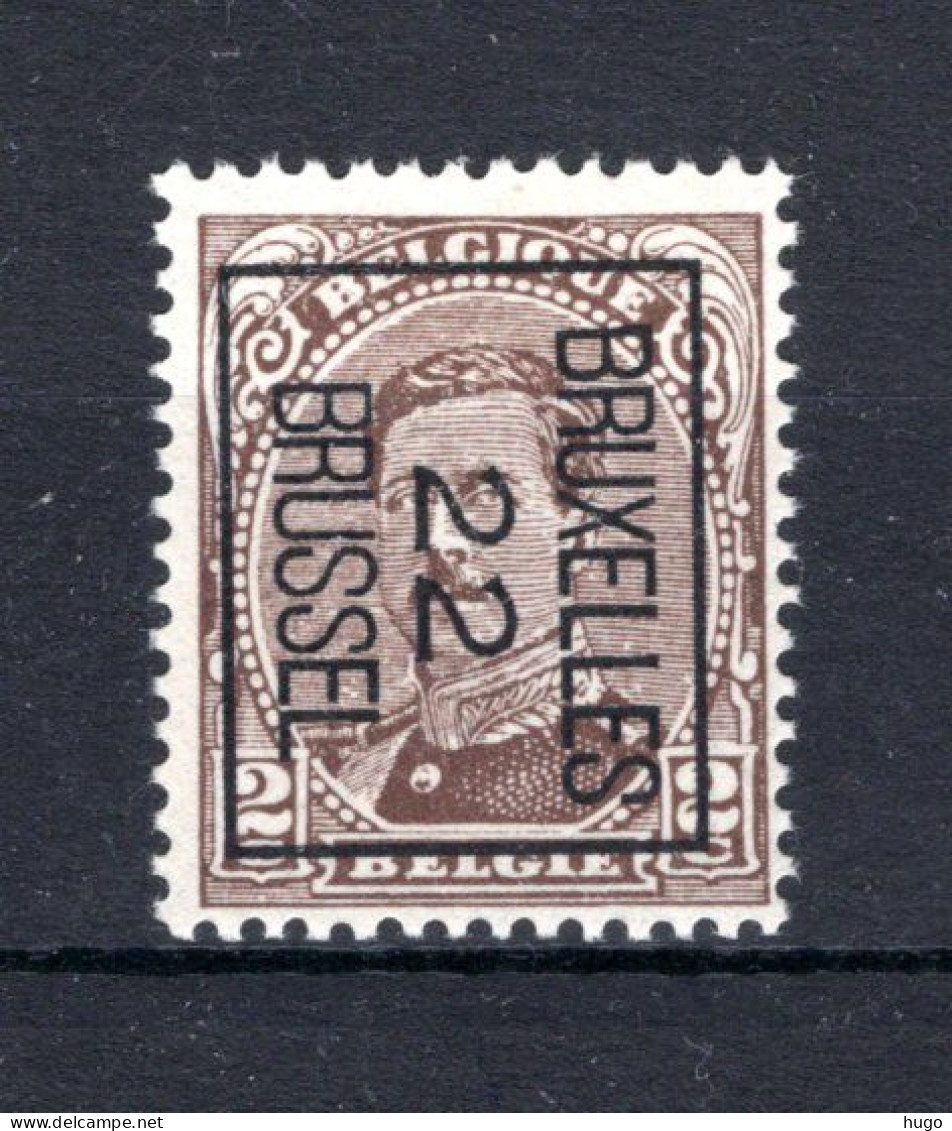 PRE58B-II MNH** 1922 - BRUXELLES 22 BRUSSEL  - Typo Precancels 1922-26 (Albert I)