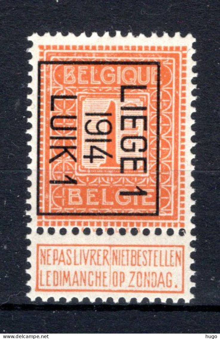 PRE48B MNH** 1914 - LIEGE I 1914 LUIK I - Typografisch 1912-14 (Cijfer-leeuw)