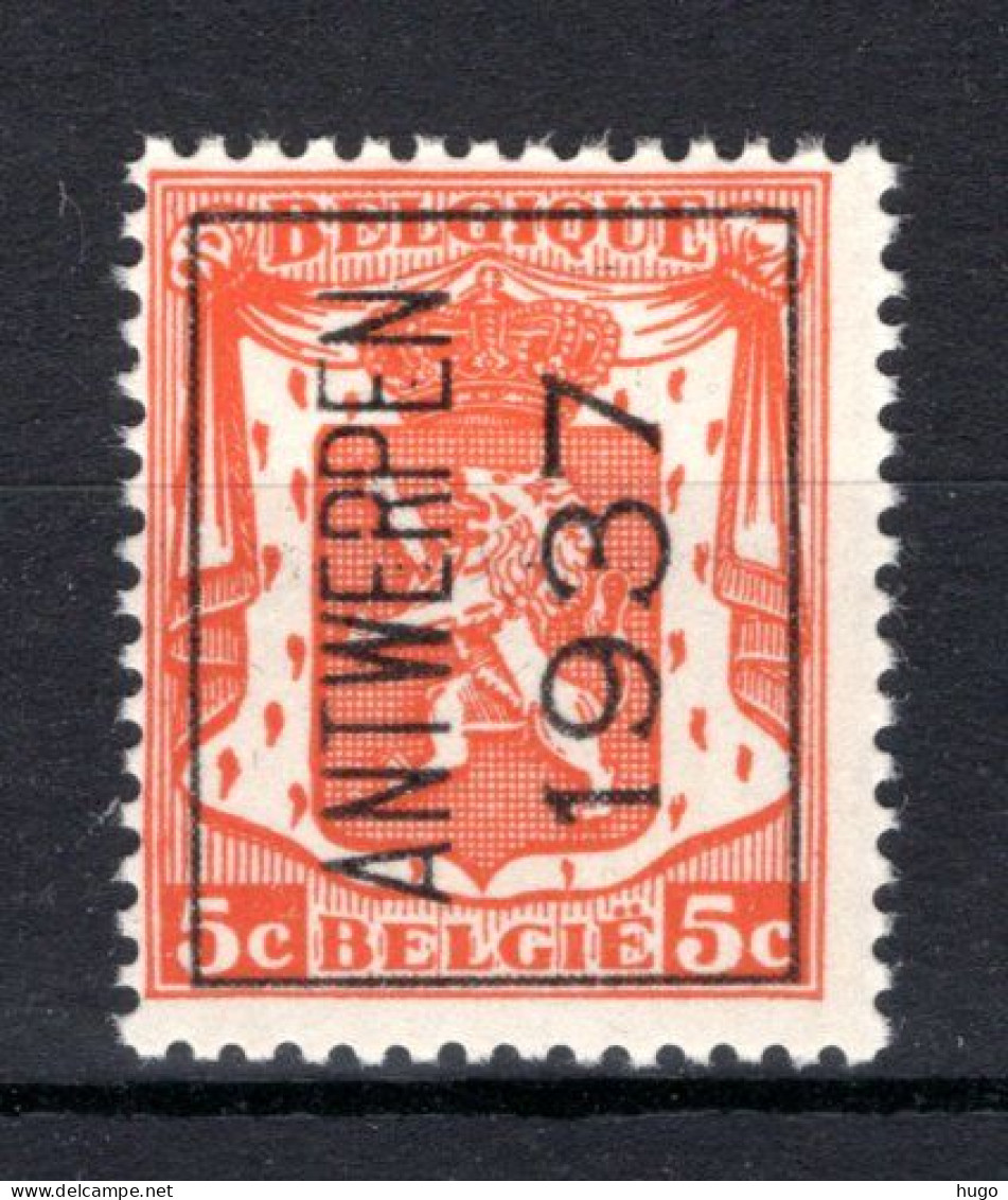 PRE323A MNH** 1937 - ANTWERPEN 1937 - Typo Precancels 1936-51 (Small Seal Of The State)