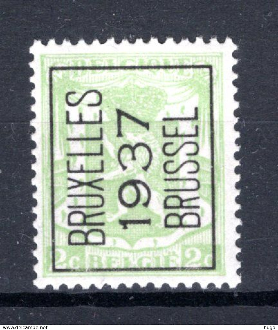 PRE321A MNH** 1937 - BRUXELLES 1937 BRUSSEL  - Typos 1936-51 (Petit Sceau)