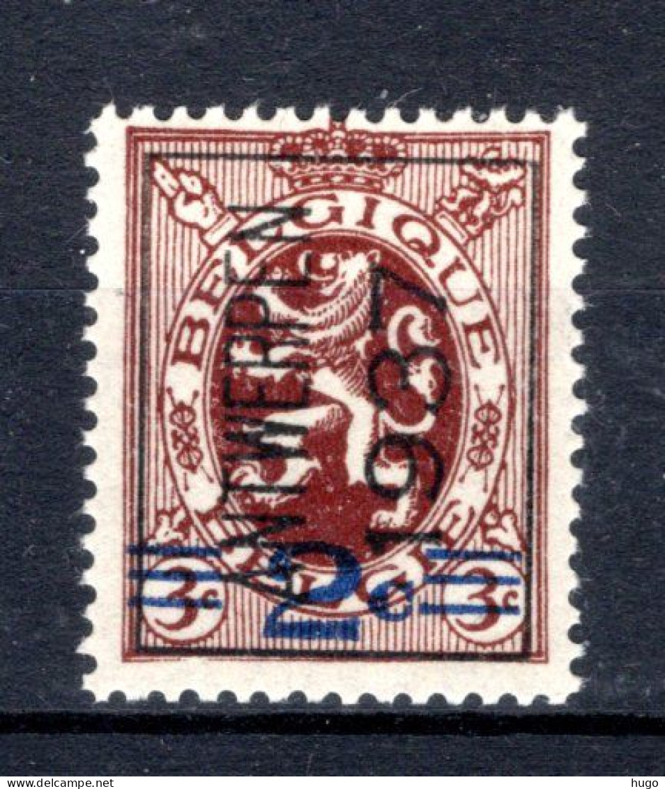 PRE317A MNH** 1937 - ANTWERPEN 1937 - Typos 1929-37 (Heraldischer Löwe)