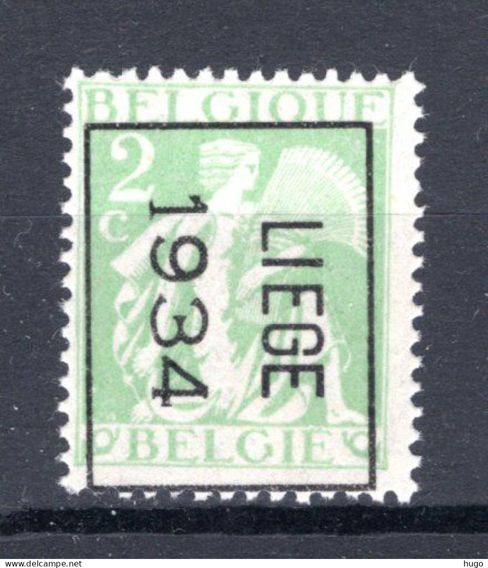 PRE277B MNH** 1934 - LIEGE 1934  - Typografisch 1932-36 (Ceres En Mercurius)