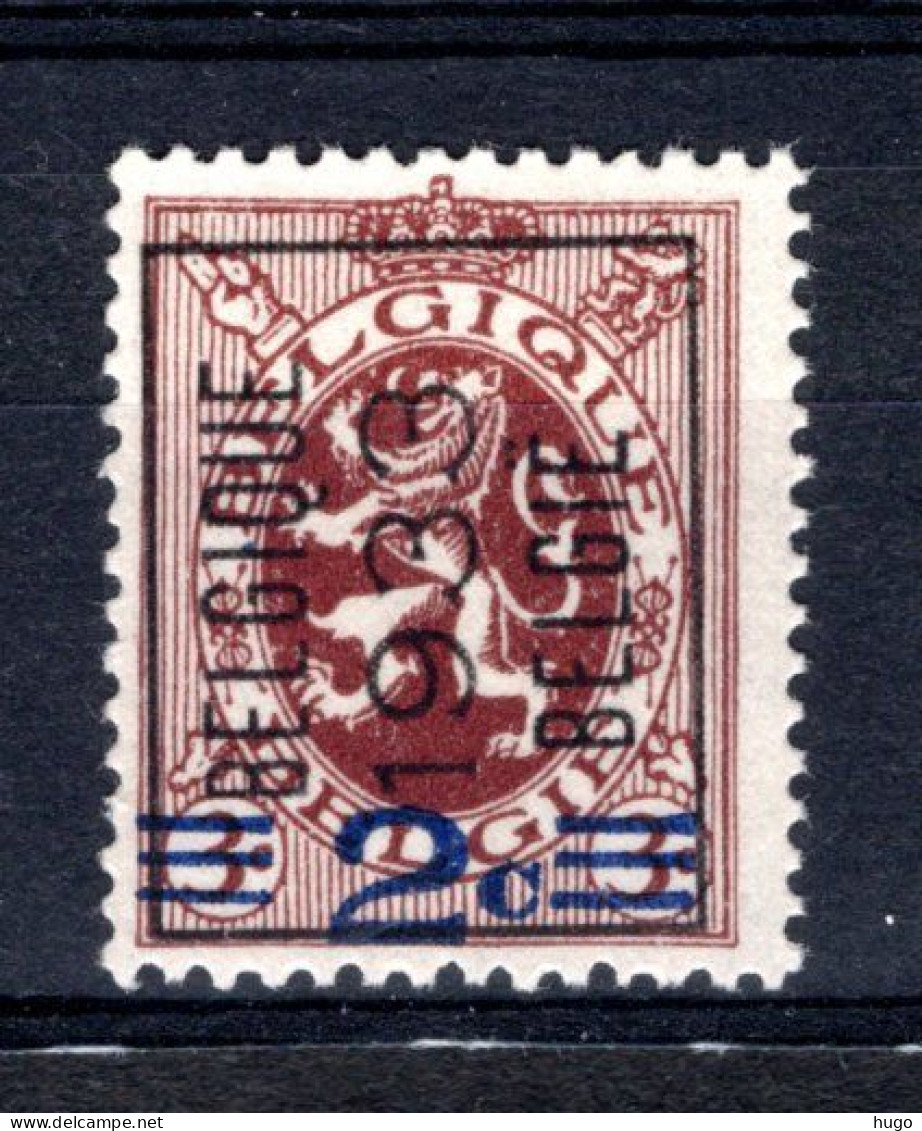 PRE256A MNH** 1933 - BELGIQUE 1933 BELGIE - Typos 1929-37 (Heraldischer Löwe)