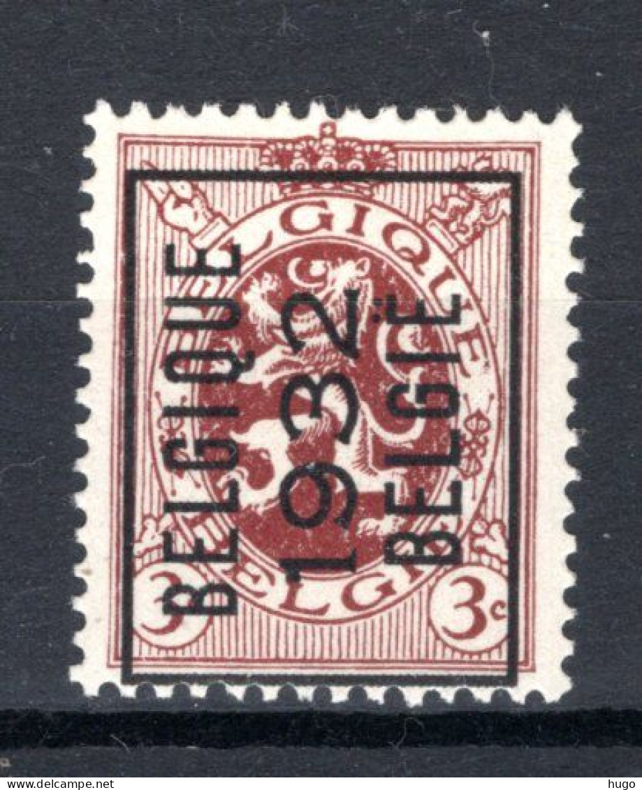 PRE252A MNH** 1932 - BELGIQUE 1932 BELGIE - Typo Precancels 1929-37 (Heraldic Lion)