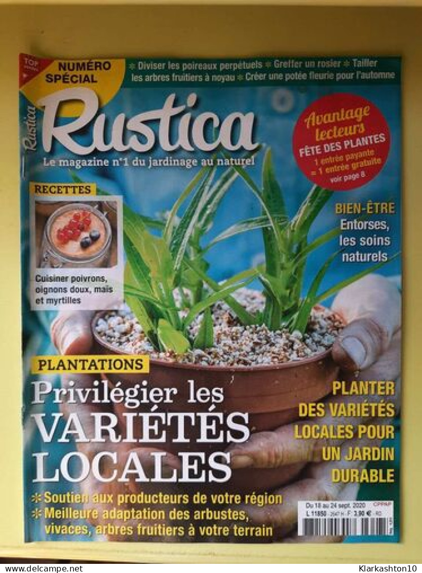 Rustica Le Magazine Du Jardinage Nº2647 / Septembre 2020 - Non Classés