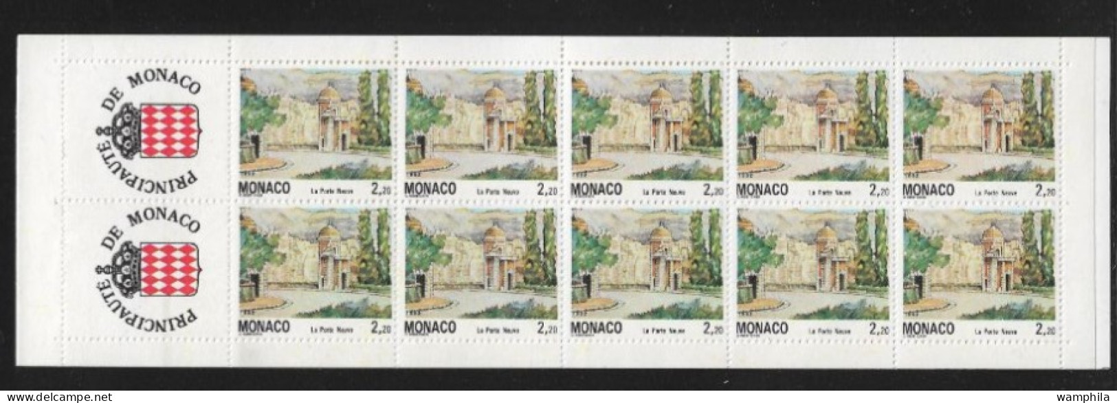 Monaco 1992. Carnet N°7, N°1832 Vues Du Vieux Monaco-ville. - Unused Stamps