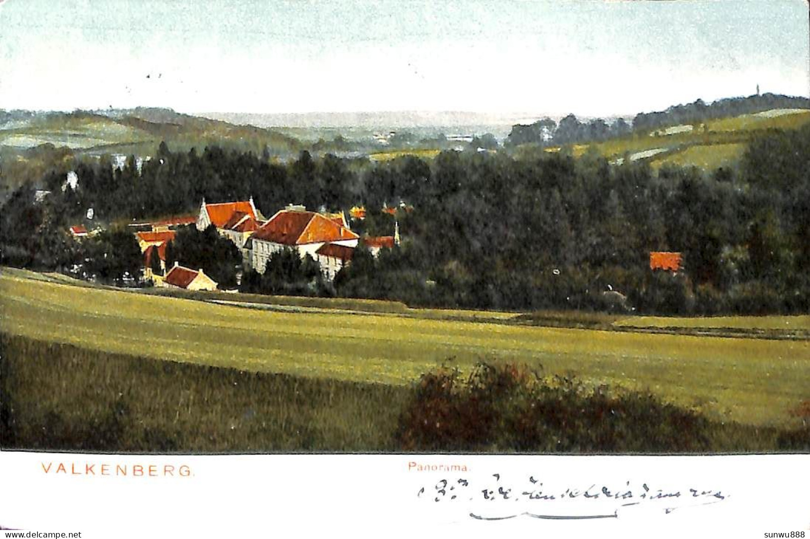 Valkenberg - Panorama (gekleurd DTC Trenkler? 1904) - Valkenburg