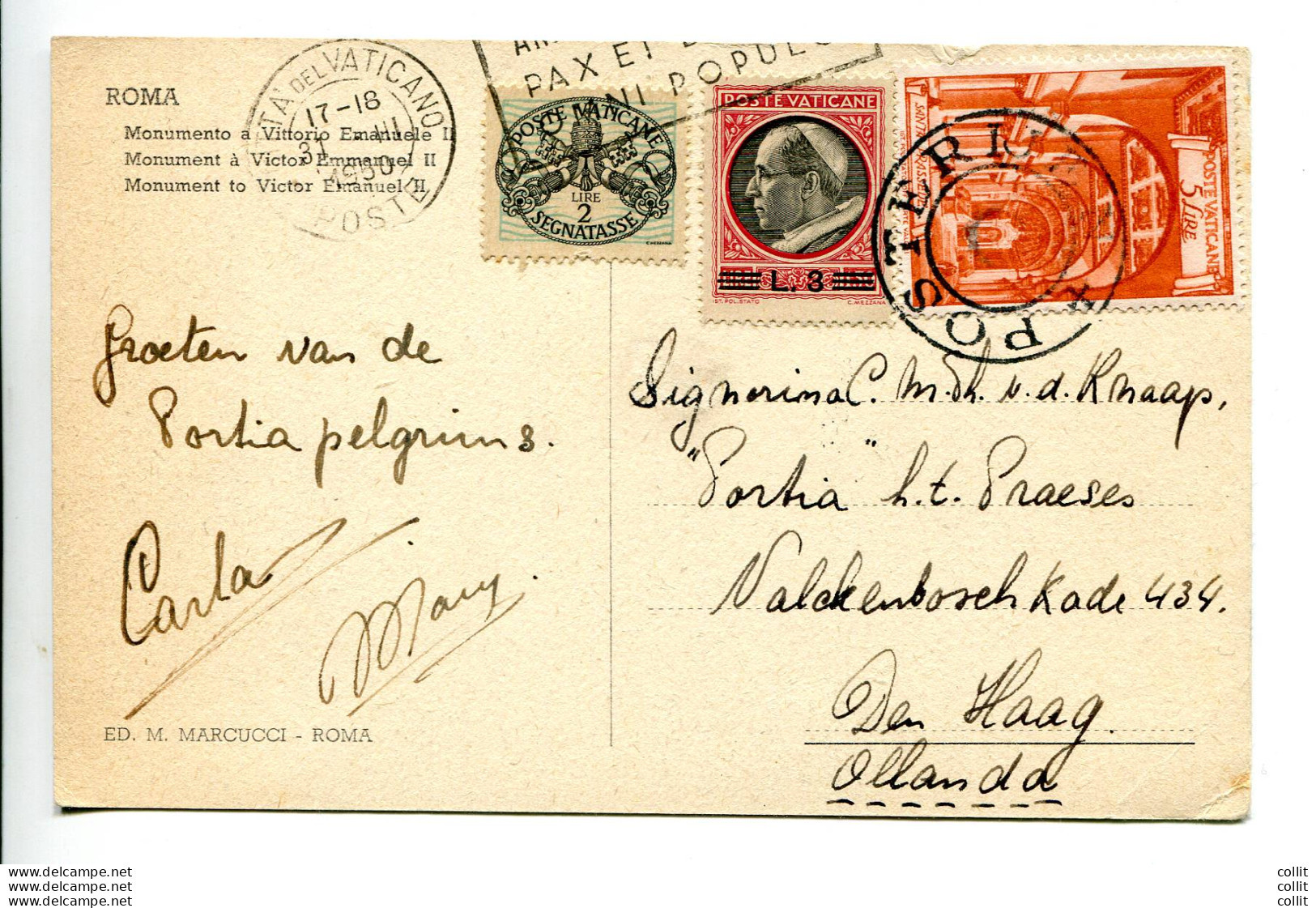 Segnatasse Lire 2 Utilizzato Come Francobollo Ordinario - Unused Stamps