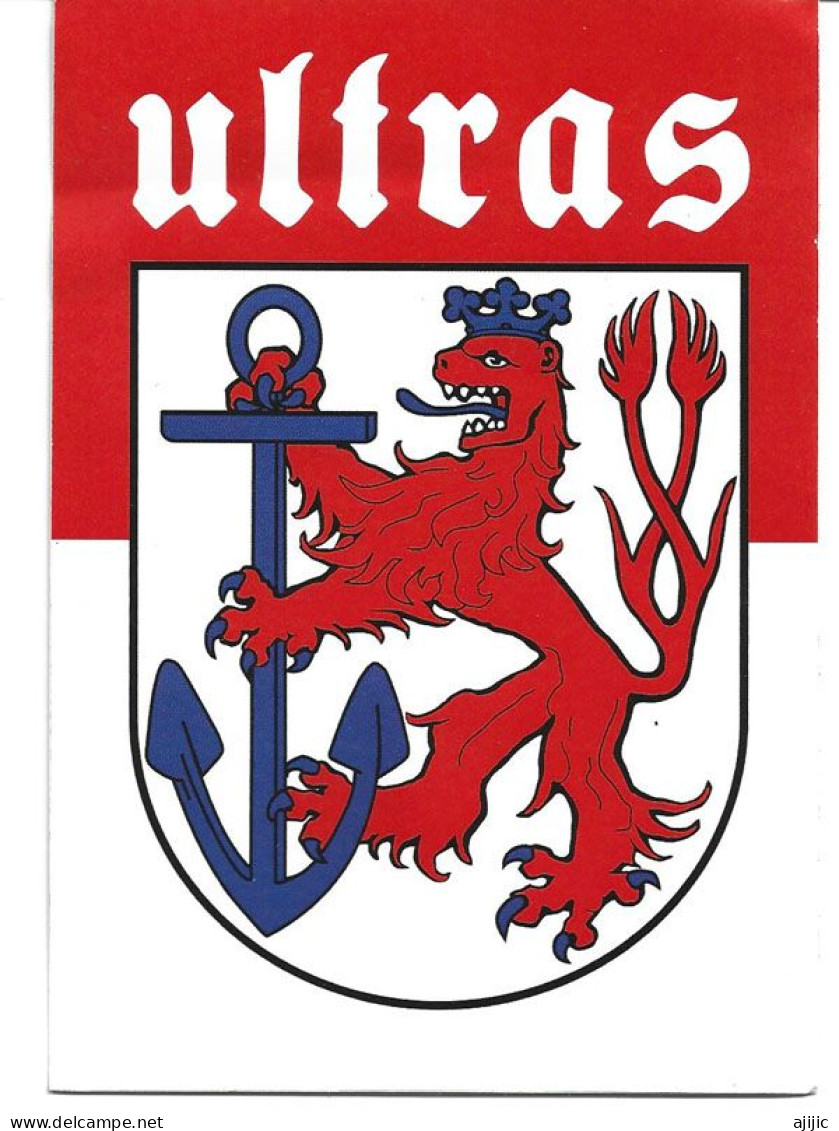 GERMANY. FORTUNA DÜSSELDORF.  Bundesliga. Football Team ULTRAS Sticker.  15 X 10 Cm - Clubs Mythiques