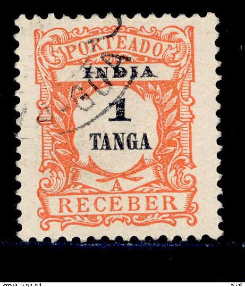! ! Portuguese India - 1904 Postage Due 1 Tg - Af. P07 - Used - India Portuguesa