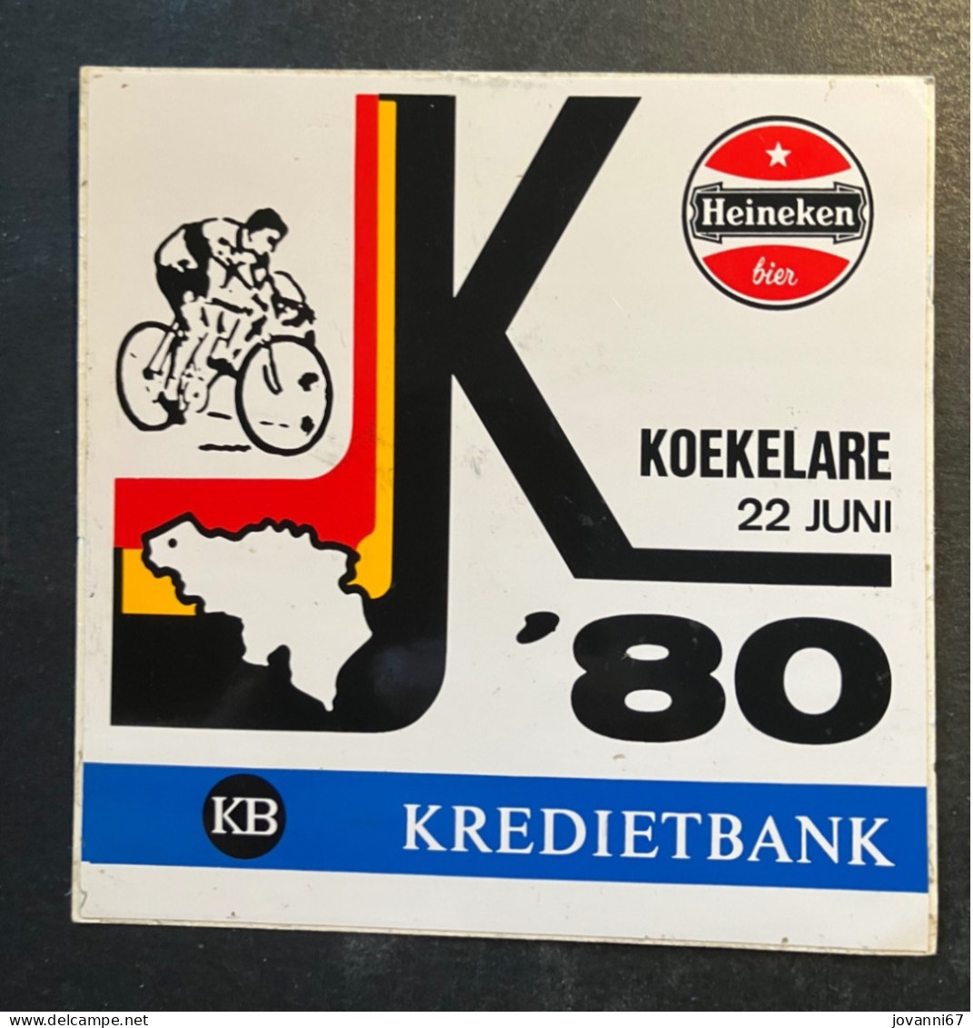 Koekelare -  Sticker - Cyclisme - Ciclismo -wielrennen - Cycling