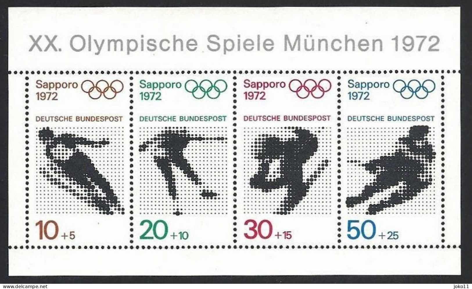 Deutschland, 1971, Block 6, Mi.-Nr. 684-687, **postfrisch - 1959-1980