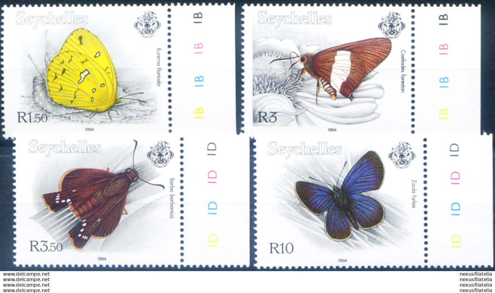 Fauna. Farfalle 1994. - Seychellen (1976-...)