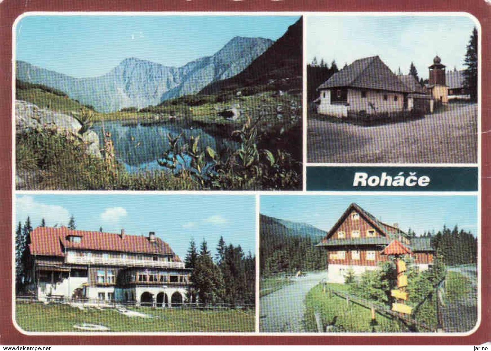 Slovakia, Rohač, Volovec, Skanzen Oravskej Dediny, Chata V Oraviciach A Na Zverovke, Used 1989 - Slovaquie