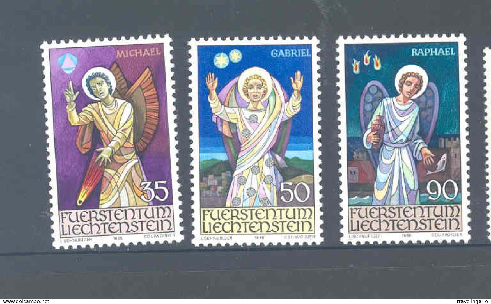 Liechtenstein 1986 Christmas - Archangels ** MNH - Ungebraucht