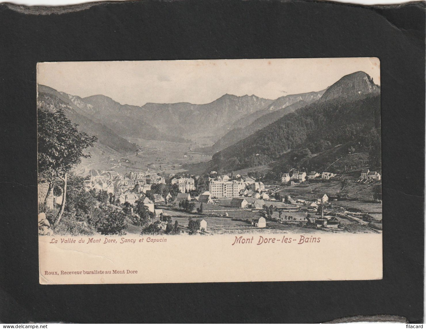 129055          Francia,     La   Vallee  Du  Mont-Dore,   Sancy  Et  Capucin,   Mont  Dore-les-Bains,   VG  1905 - Le Mont Dore