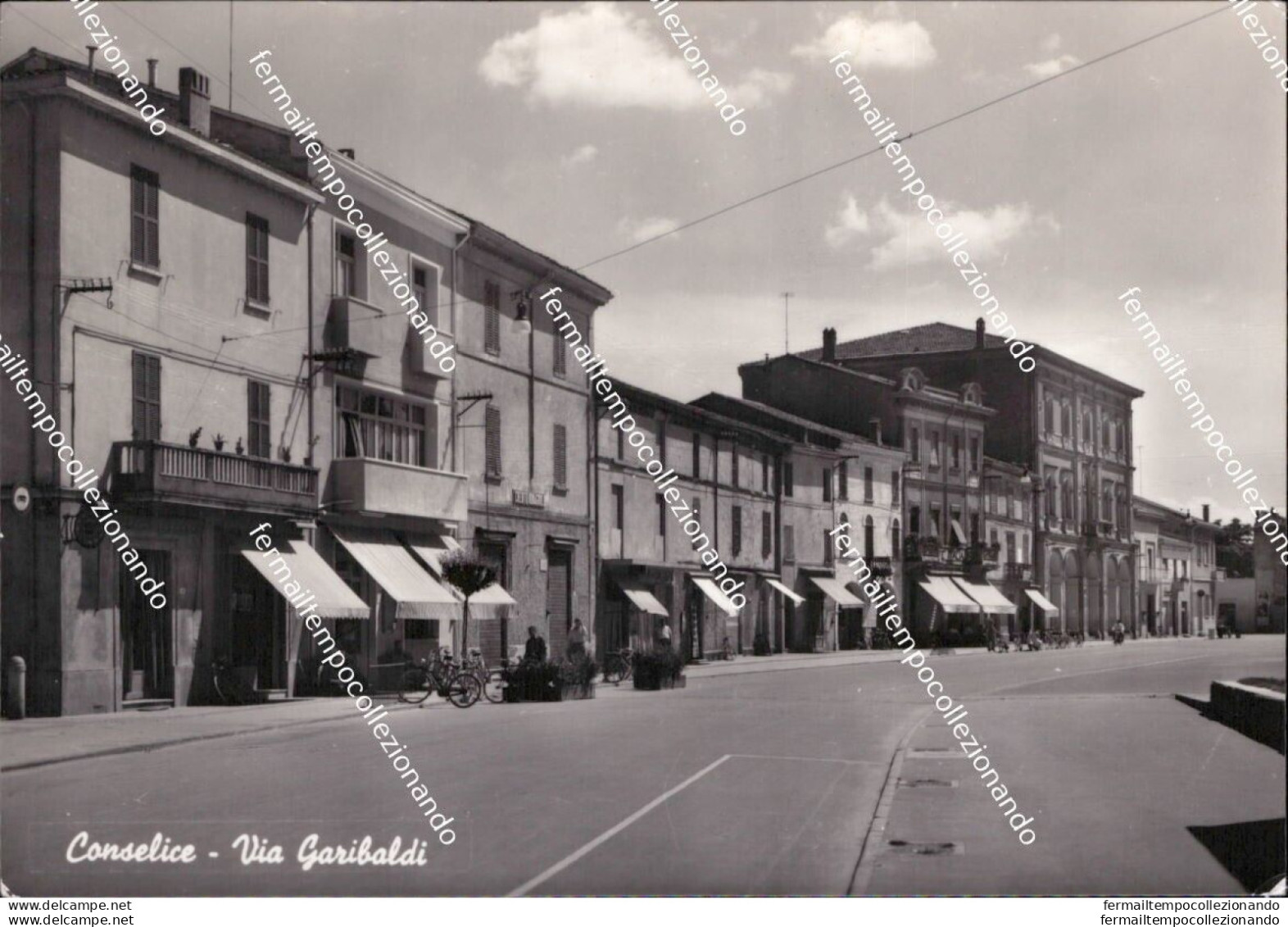 Bc700  Cartolina Conselice Via Garibaldi Provincia Di Ravenna Emilia Romagna - Ravenna