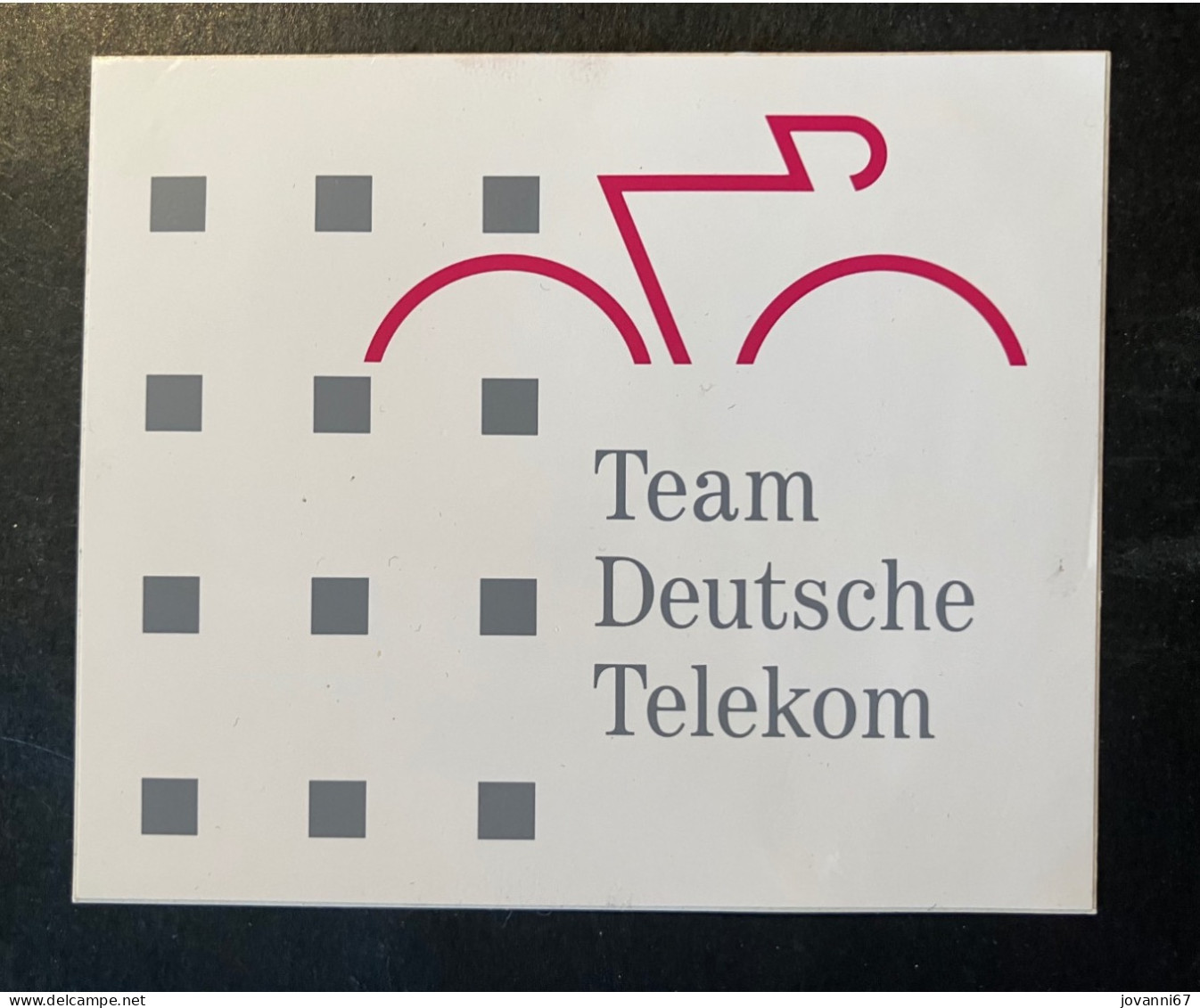 Deutsche Telekon -  Sticker - Cyclisme - Ciclismo -wielrennen - Cyclisme