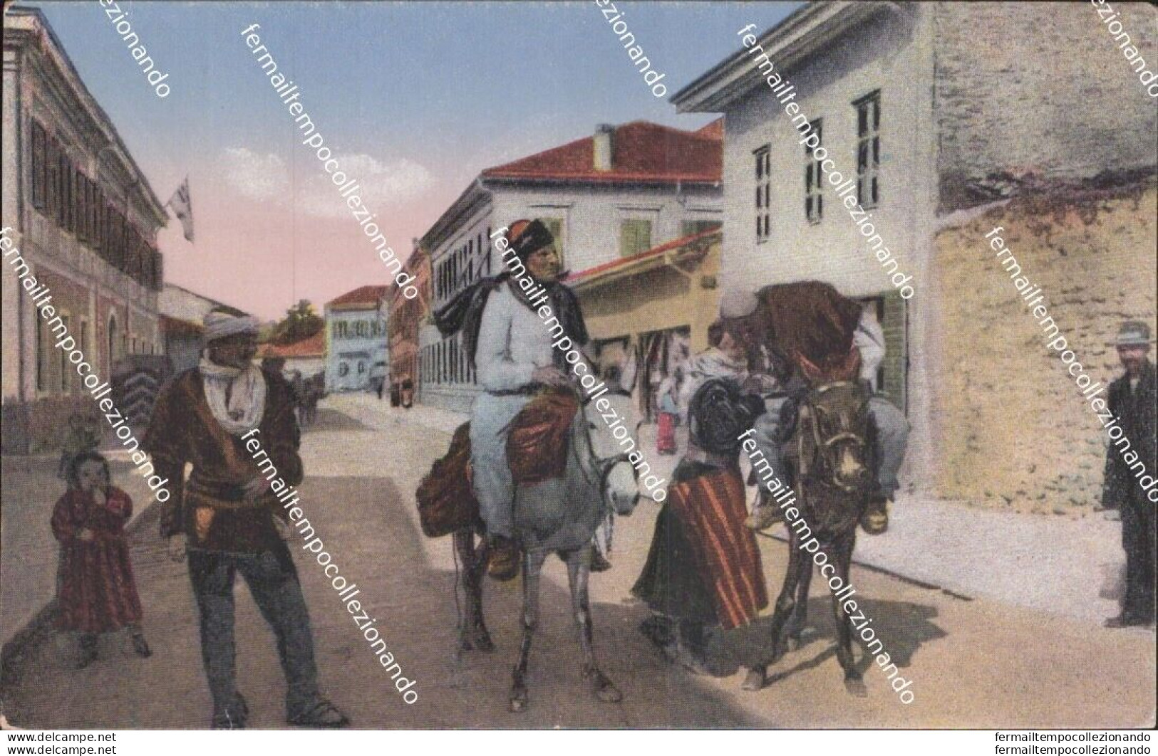 Cm605 Cartolina Cpa Begrubung Von Malissoren In Der Strasse Von Skutari Albania - Autres & Non Classés