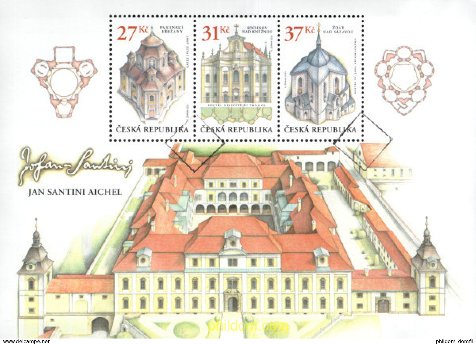 708002 MNH CHEQUIA 2023 EDIFICIO RELIGIOSO - Unused Stamps