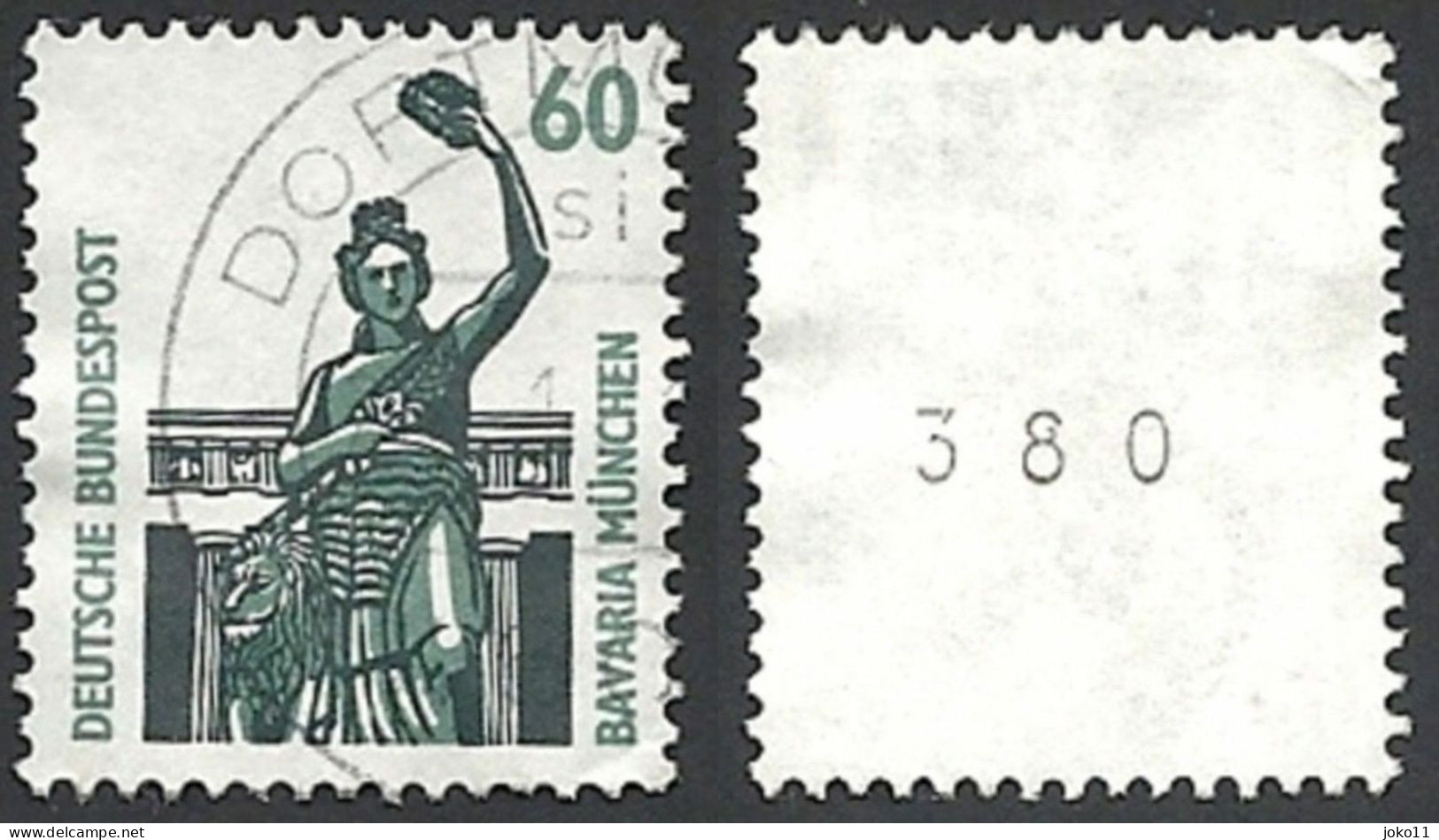 Deutschland, 1987,  Mi.-Nr. 1341 R, Mit Nr. 380, Gestempelt - Roller Precancels