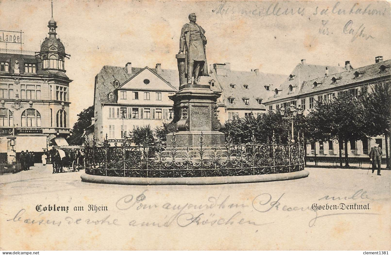 Koblenz Coblenz Goeben Denkmal - Koblenz