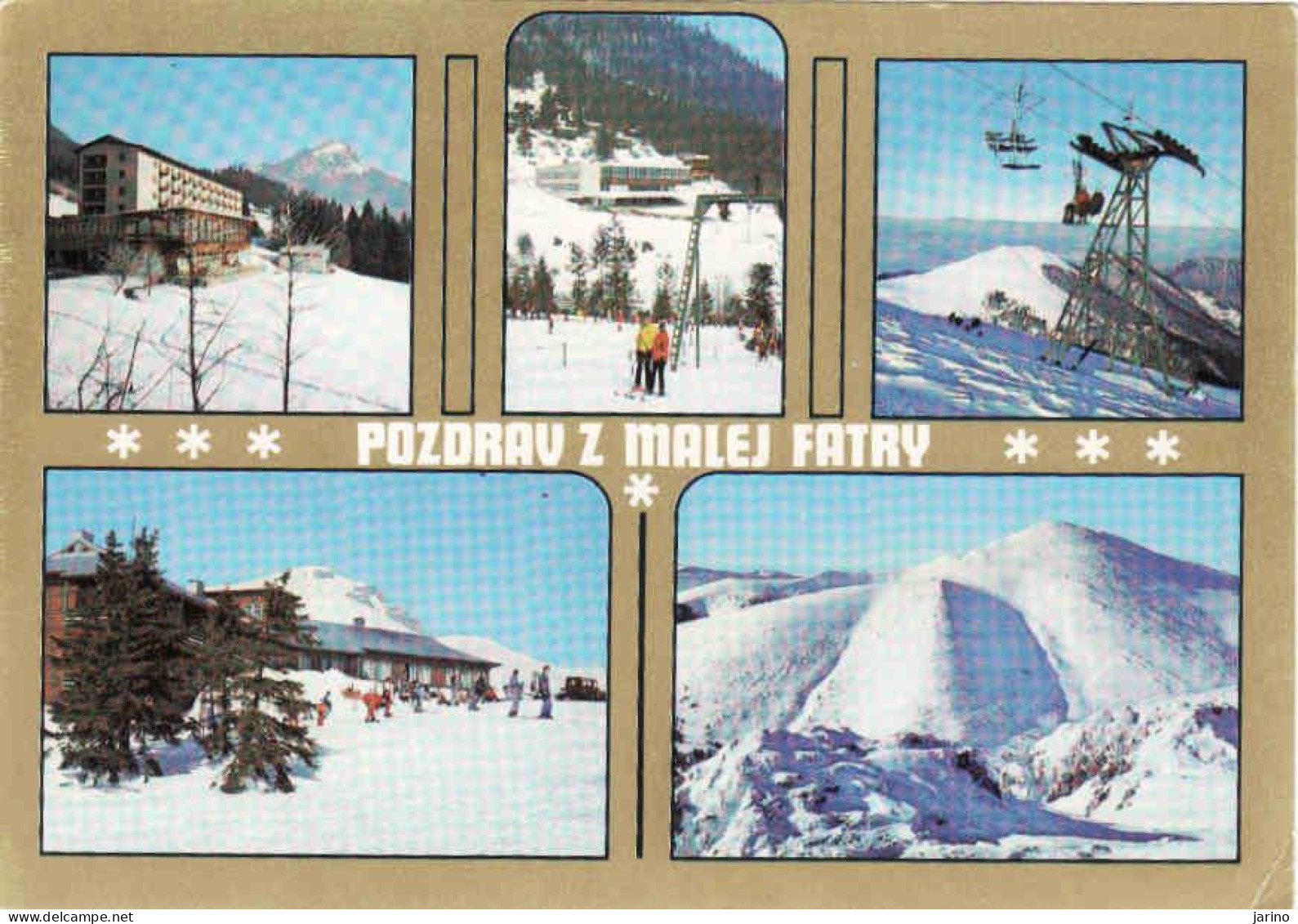 Slovakia, Malá Fatra, Hotel Boboty, Chata Pod Sokolím, Chata Pod Chlebom, Velký Fatranský Kriván, Used 1979 - Slovakia