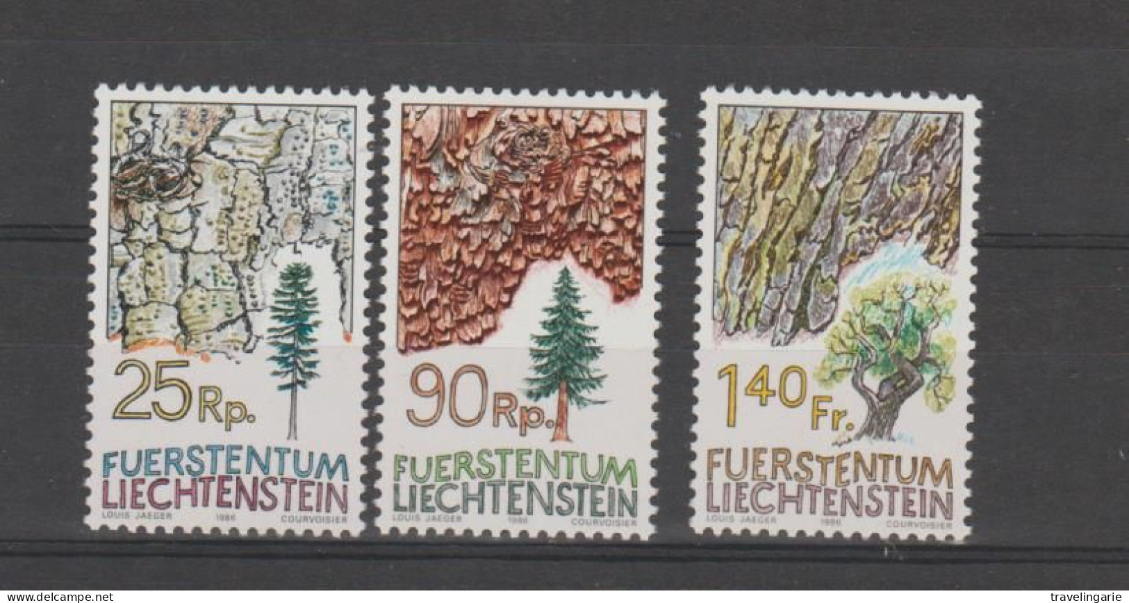 Liechtenstein 1986 Flora - Trees ** MNH - Bäume