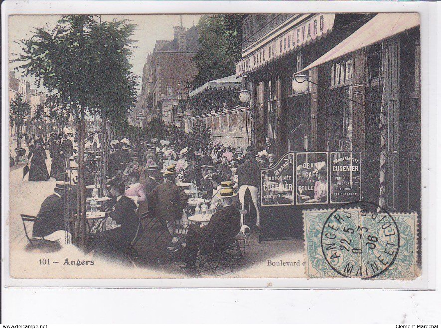 ANGERS: Grand Café Du Boulevard, Café - Très Bon état - Angers