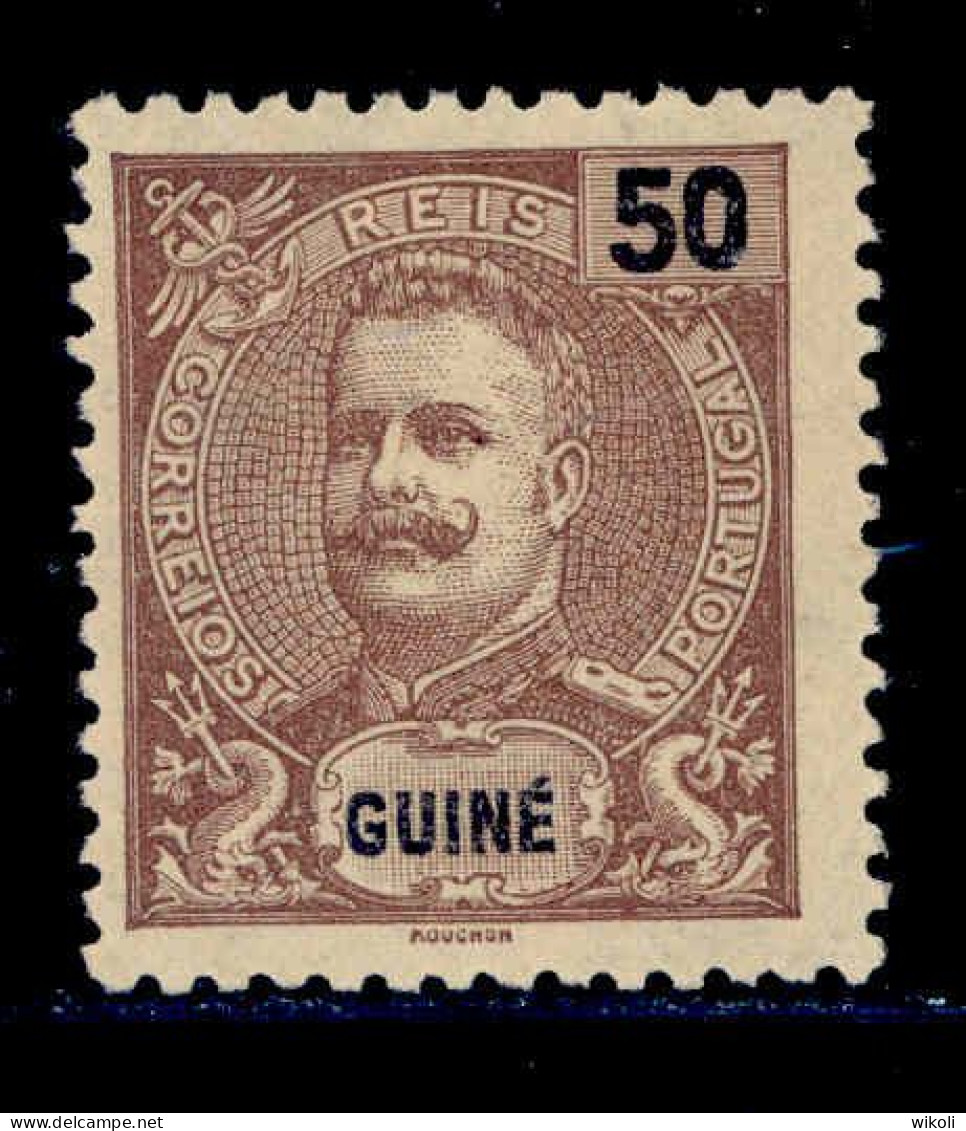 ! ! Portuguese Guinea - 1903 D. Carlos 50 R - Af. 91 - NGAI - Portuguese Guinea