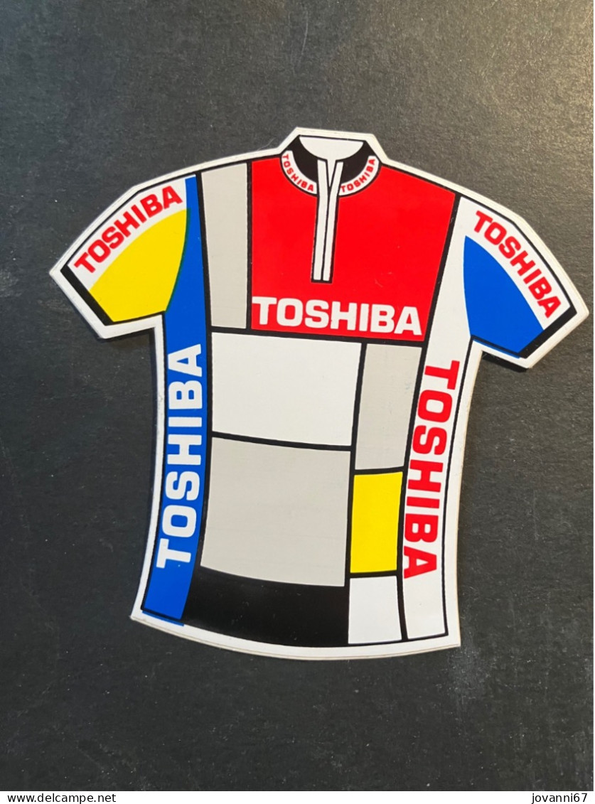 Toshiba - Mondriaan -  Sticker - Cyclisme - Ciclismo -wielrennen - Cycling