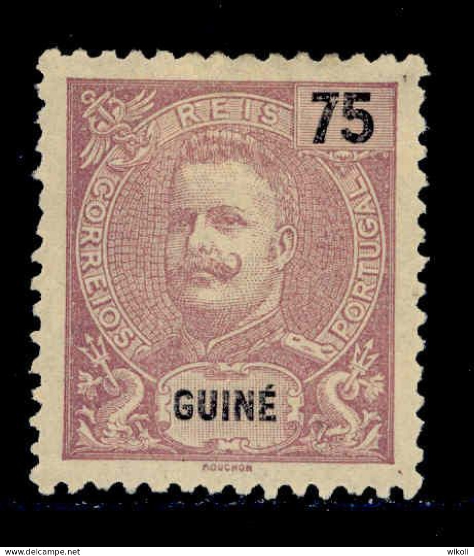 ! ! Portuguese Guinea - 1903 D. Carlos 75 R - Af. 93 - NGAI - Portuguese Guinea