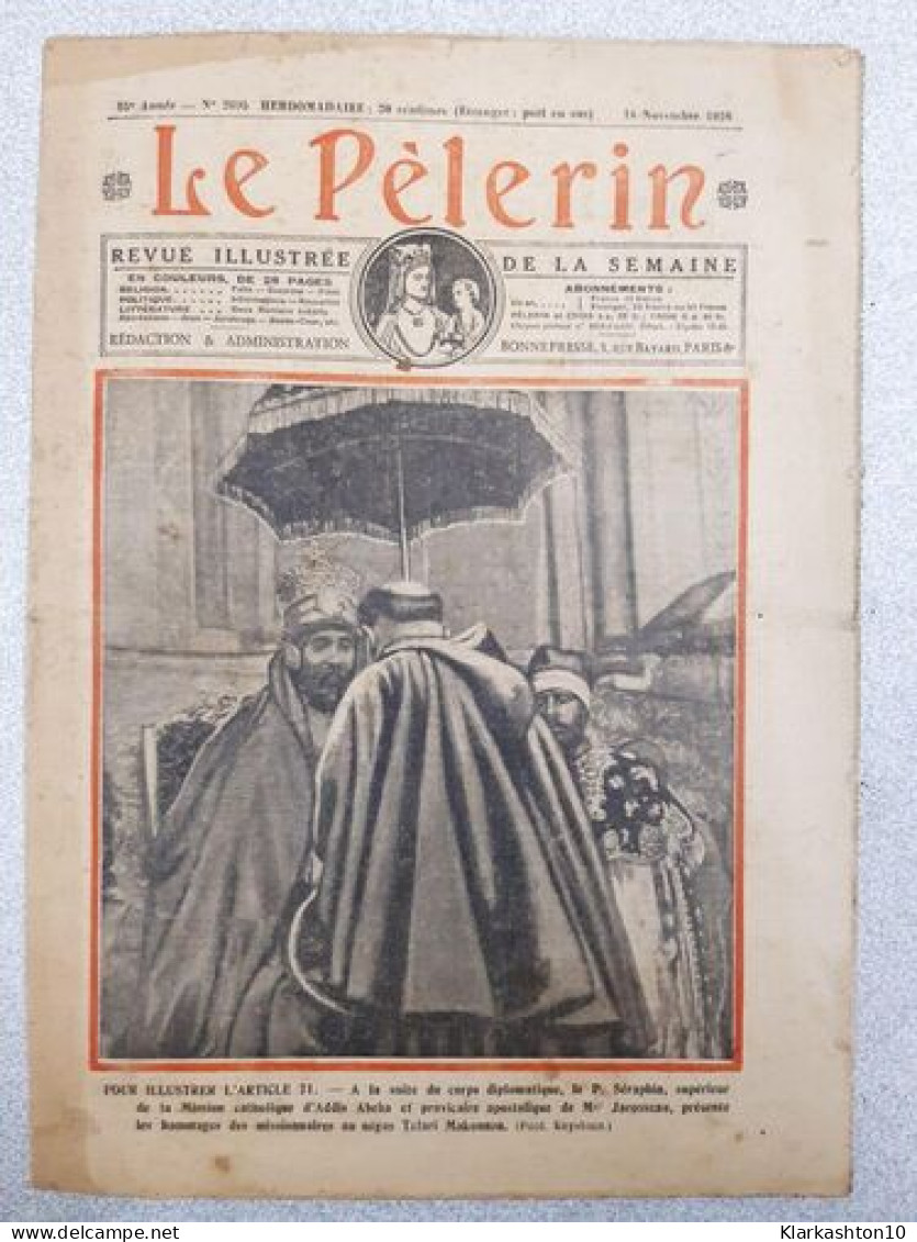 Revue Le Pélerin N° 2695 - Unclassified